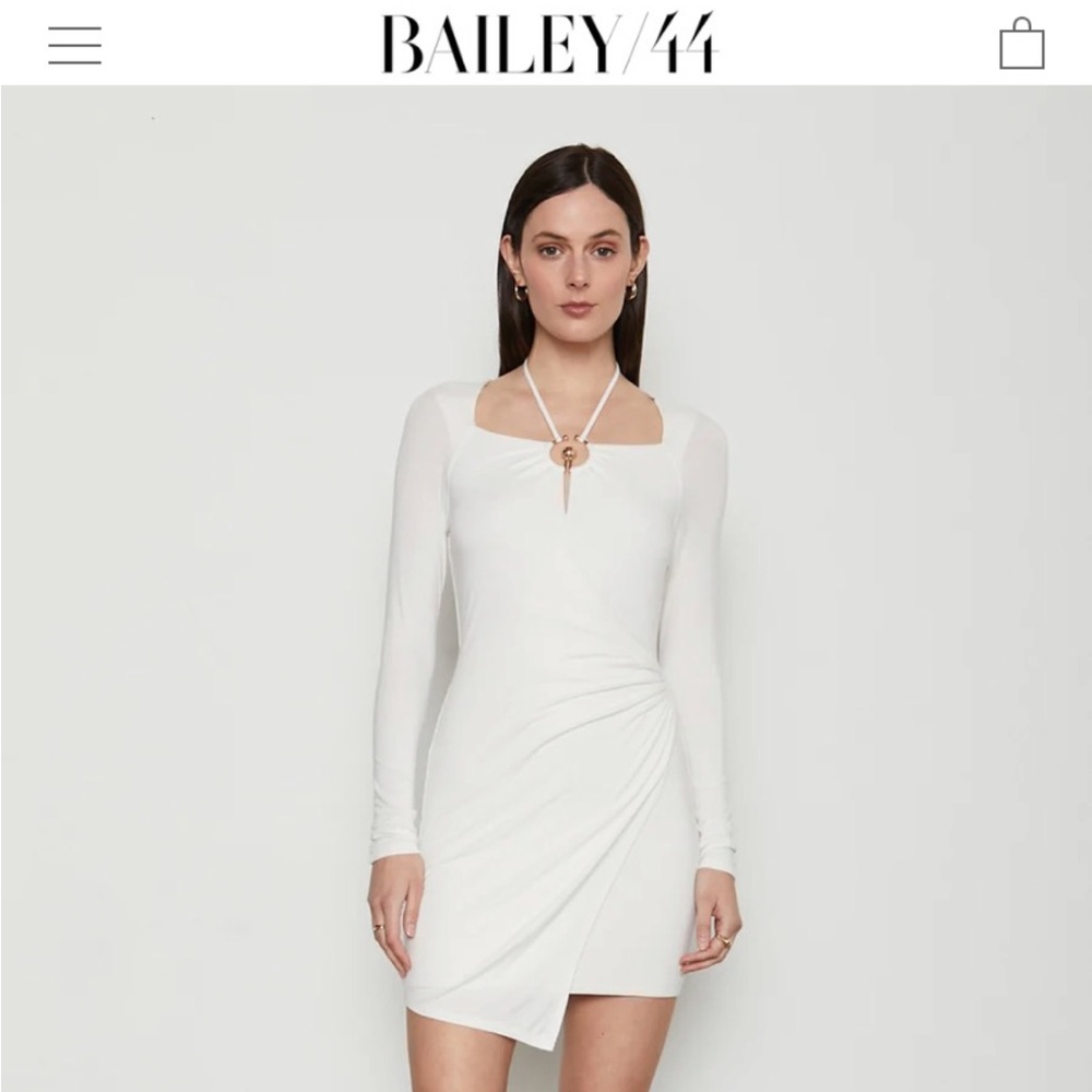 NWT BAILEY 44 REVOLVE Burman dress in to be me crème mini dress